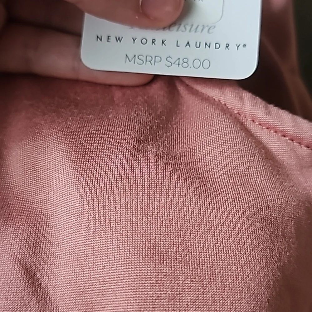 New York Laundry Pink Lounge Pants Plus Size 3X - Picture 7 of 7